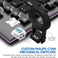 کیبورد مکانیکال گیمینگ فیلیپس Philips Wired Mechanical Gaming 8624