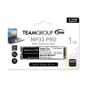 اس اس دی NVMe M.2 2280 تیم گروپ 1TB مدل MP33